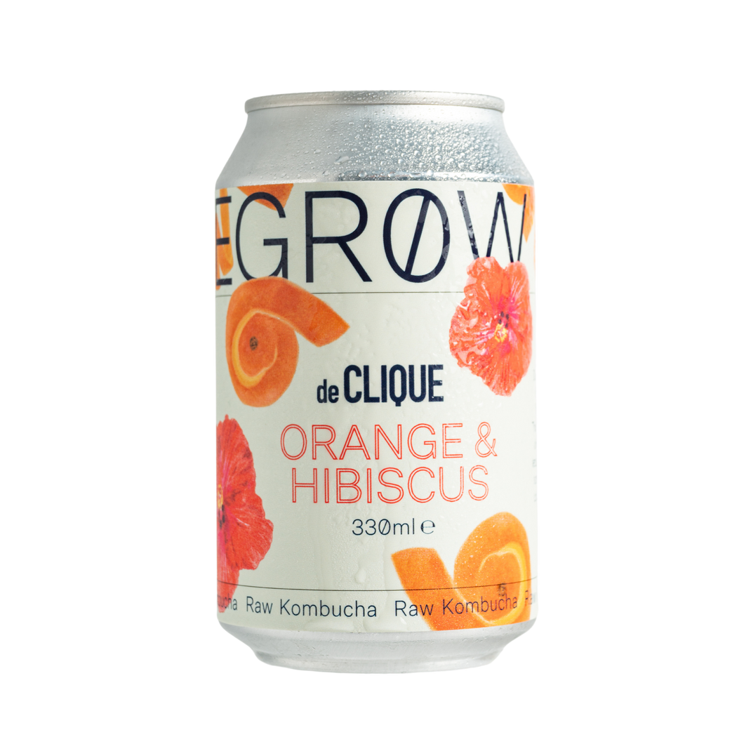 Orange Hibiscus Kombucha